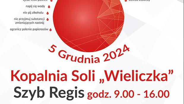 Grudniowa zbirka krwi w Kopalni Soli „Wieliczka”